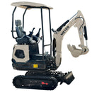 Minikoparka gąsienicowa MEYER EX12K z silnikiem KUBOTA + skrętne ramię + rozsuwane gąsienice