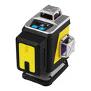 Laser krzyżowy Nivel System CL4B LCD niebieski (4 x 360) + łata + statyw z wysięgnikiem + czujnik LS-24