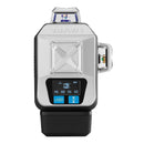 Laser krzyżowy Nivel System CL4B LCD niebieski (4 x 360) + łata + statyw z wysięgnikiem + czujnik LS-24