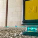 Laser krzyżowy Nivel System CL4B LCD niebieski (4 x 360) + łata + statyw z wysięgnikiem + czujnik LS-24