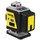 Laser krzyżowy Nivel System CL4G LCD zielony (4 x 360) + łata + statyw z wysięgnikiem + czujnik CLS-5