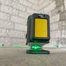 Laser krzyżowy Nivel System CL4G LCD zielony (4 x 360) + łata + statyw z wysięgnikiem + czujnik CLS-300 DIGITAL