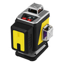 Laser krzyżowy Nivel System CL4R LCD czerwony (4 x 360) + łata + statyw z wysięgnikiem