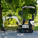 Minikoparka MEYER X1000 PRO – widok z boku