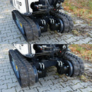 Rozsuwane podwozie minikoparki X1000 PRO – zbliżenie