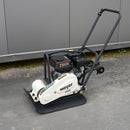 Zagęszczarka 100 kg jednokierunkowa Meyer PC102, Loncin 6,5 KM [+ elastomer, kółka transportowe]