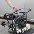 Zagęszczarka 100 kg jednokierunkowa Meyer PC102, Loncin 6,5 KM [+ elastomer, kółka transportowe]