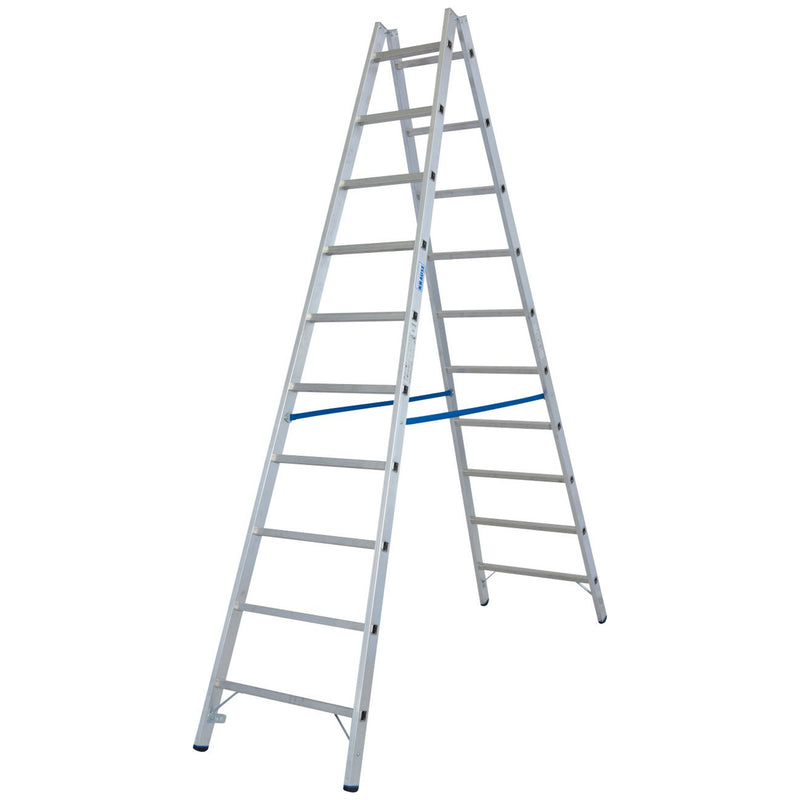 Drabina ze szczeblami dwustronna Krause STABILO 2x10