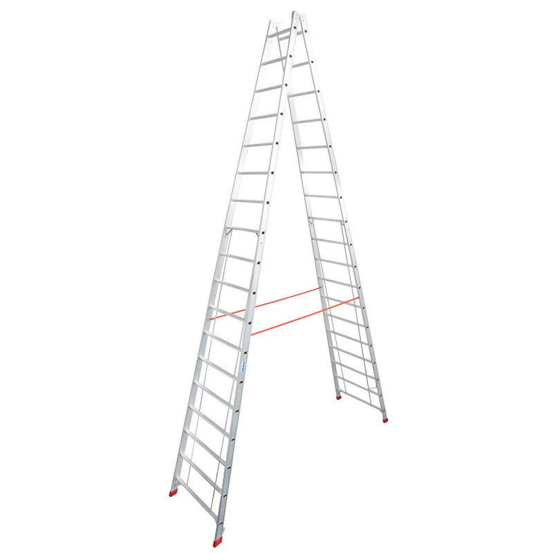 Drabina ze szczeblami dwustronna Krause STABILO 2x18
