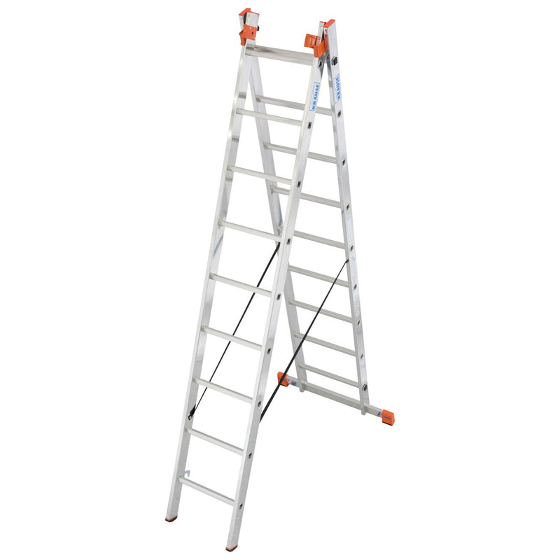 Drabina wielofunkcyjna KRAUSE TRIBILO 3x9 szczebli