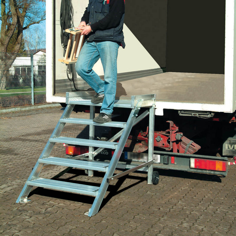 Schodki jezdne z pomostem Krause 800 mm [45°]