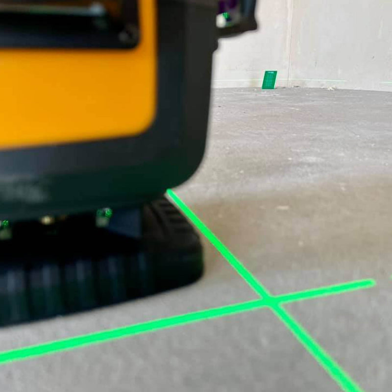 Multi-laser krzyżowy Nivel System CL3D-G zielony (3 x 360) + czujnik + tyczka + łata