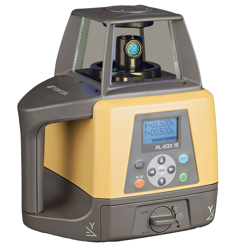 Niwelator laserowy Topcon RL-200 2S Digital + łata + statyw z wysięgnikiem + czujnik LS-B110