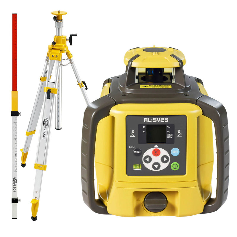 Niwelator laserowy Topcon RL-SV2S + łata + statyw z wysięgnikiem