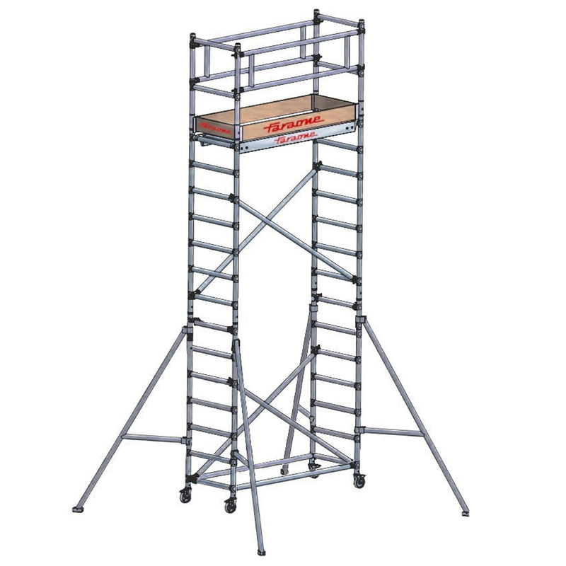 Rusztowanie jezdne Faraone TOP SYSTEM 13,4 m (0,75x3m)