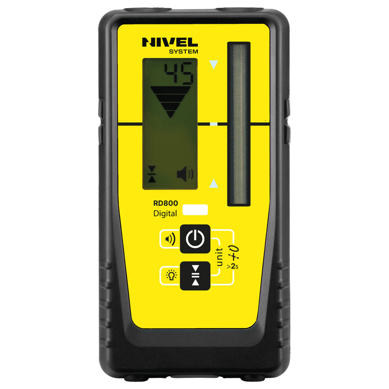 Laser krzyżowy Nivel System CL3B niebieski (3 x 360) + statyw z wysięgnikiem + czujnik RD 800 DIGITAL
