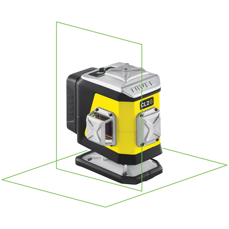 Laser krzyżowy Nivel System CL2G zielony (2 x 360) + statyw z wysięgnikiem