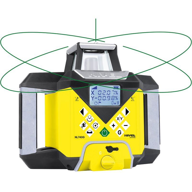 Niwelator laserowy Nivel System NL740G DIGITAL + łata + statyw