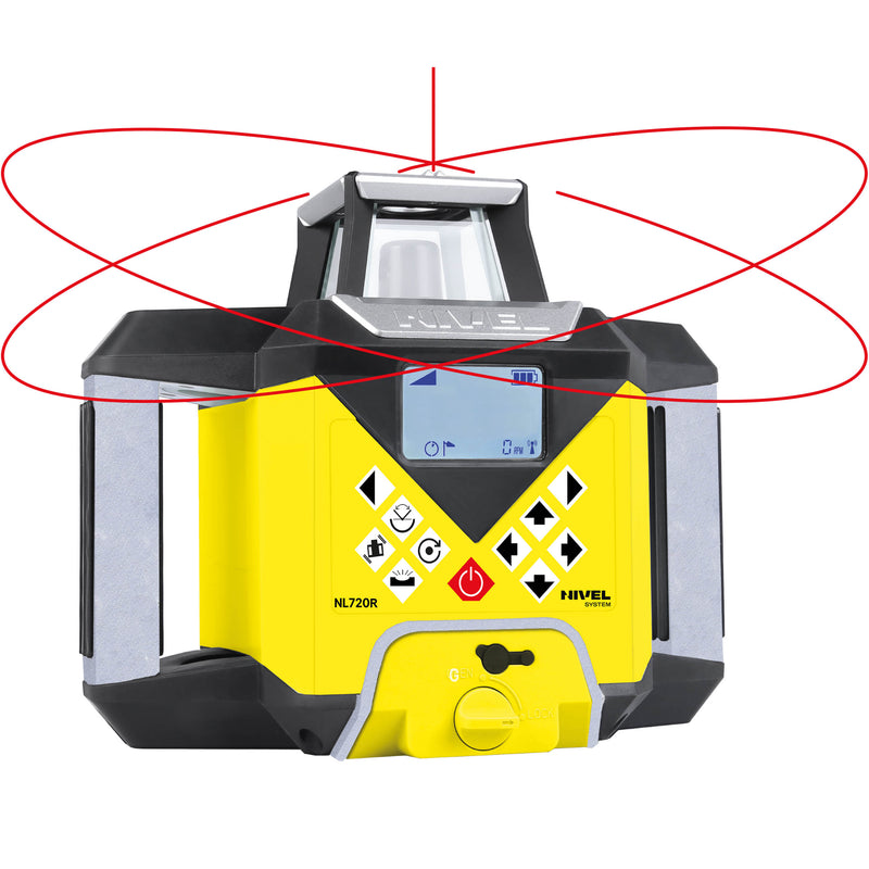 Niwelator laserowy Nivel System NL720R Digital + łata + statyw + czujnik MC-1D Clamps