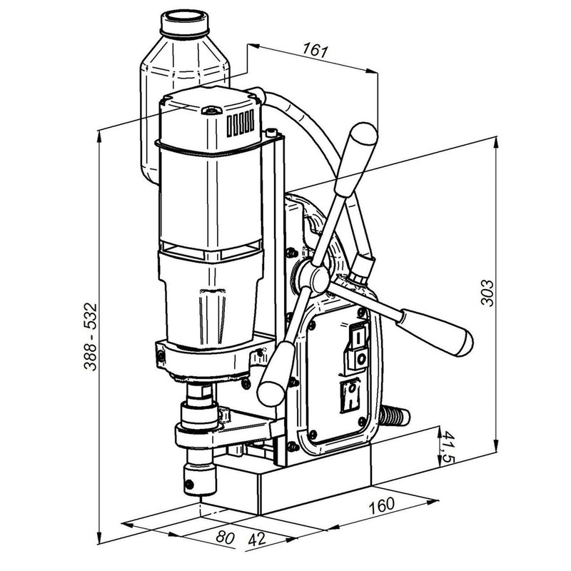 Wiertarka magnetyczna PROMOTECH PRO 35/2