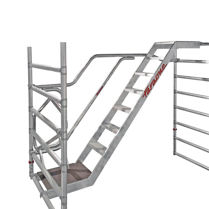 Rusztowanie ze schodami Faraone TOP SYSTEM 10,4 m (1,35x1,80m)