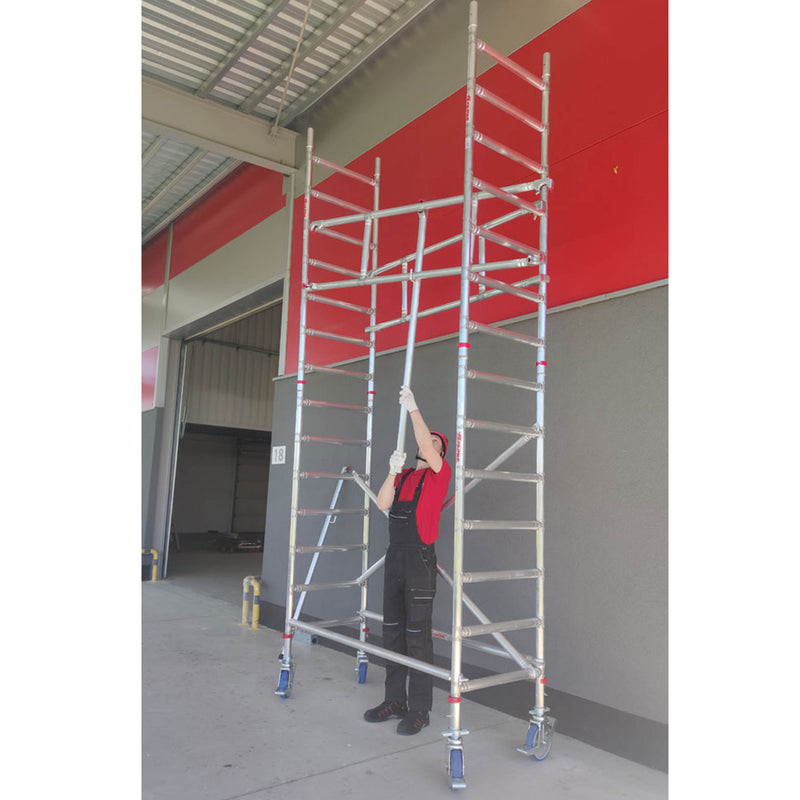 Rusztowanie ze schodami Faraone TOP SYSTEM 14,4 m (1,35x1,80m)