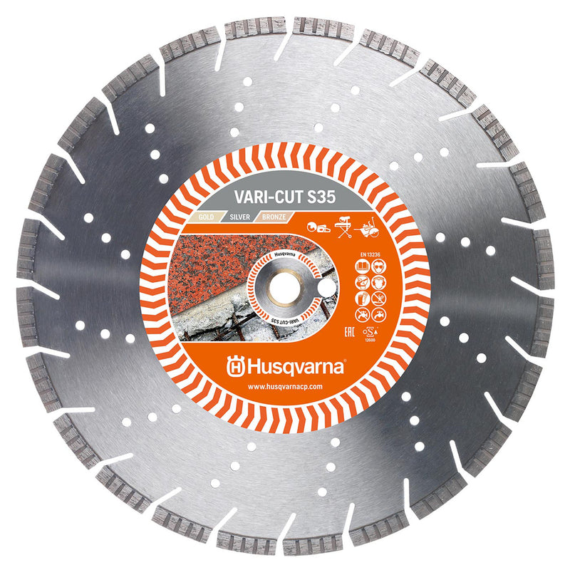 Tarcza diamentowa Husqvarna Vari-Cut S35 TURBO 350 mm